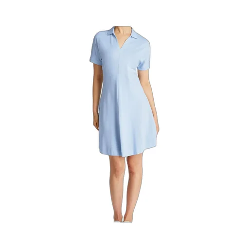 Tommy Hilfiger V-Neck Flared Dress
