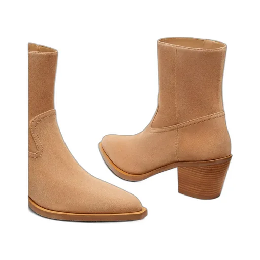 Pointed Short Boots