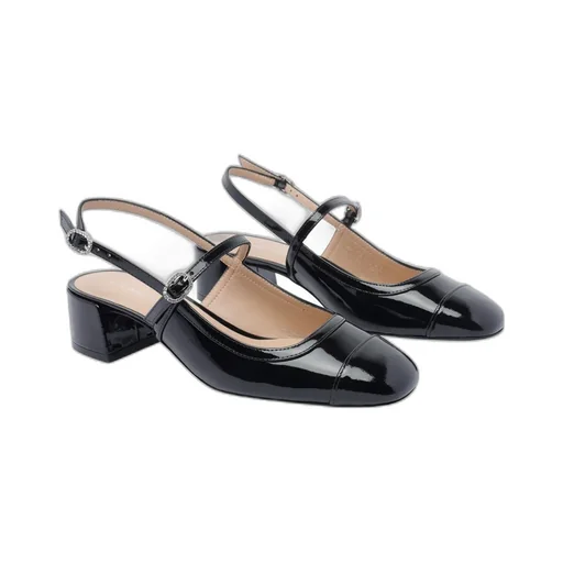 Round Toe High Heel Sandals