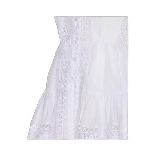 Charo Ruiz Ibiza Lace Trim Mini Dress
