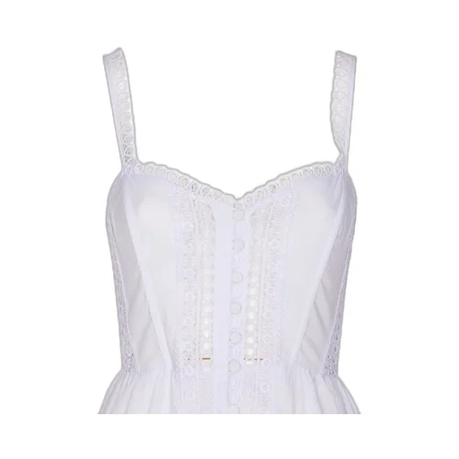 Charo Ruiz Ibiza Lace Trim Mini Dress
