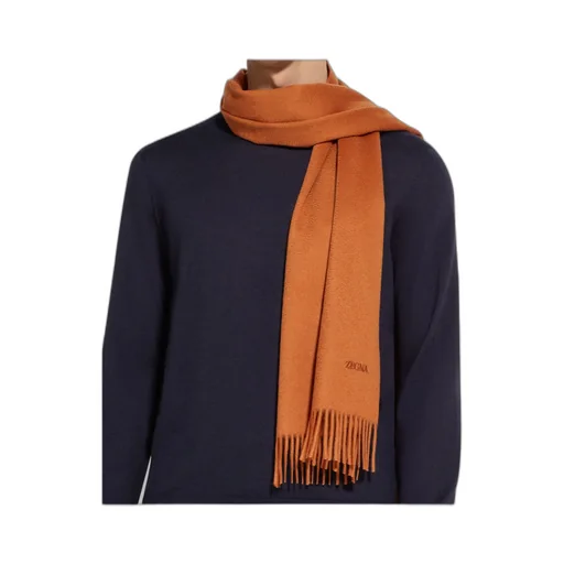 Zegna Oasi Fringed Scarf