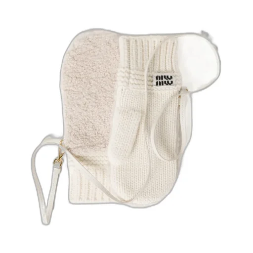 Miu Miu Knitted Blend Gloves
