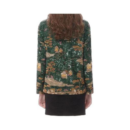 Embroidered Blazer