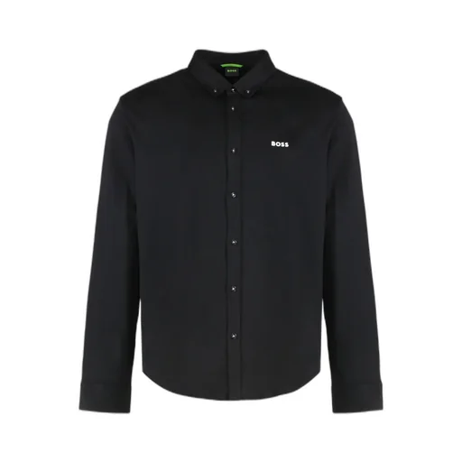 Boss Hugo Boss Logo Detailed Pique Shirt