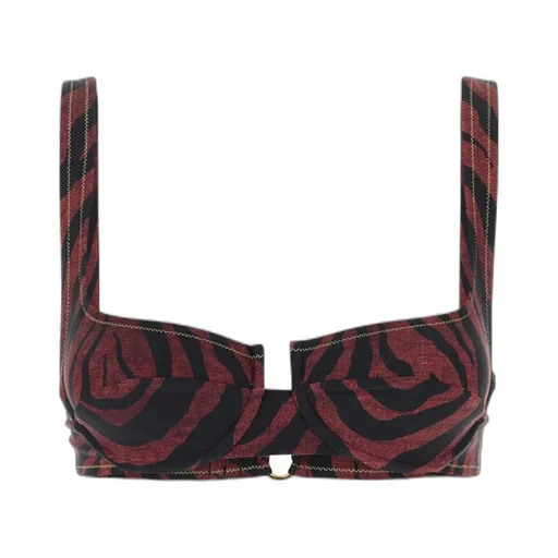 Reina Olga Brigitte Printed Bikini Top