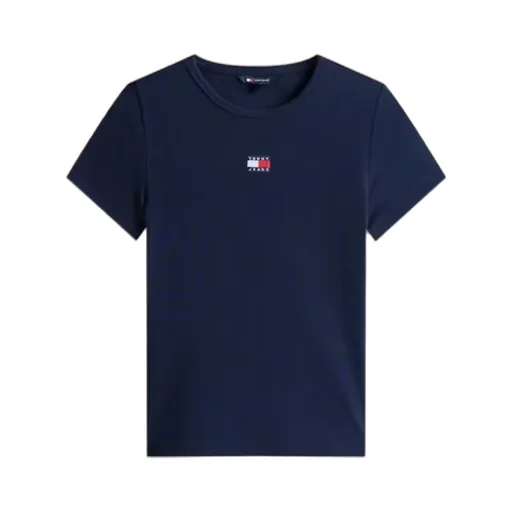 Tommy Badge Ribbed Slim T-Shirt