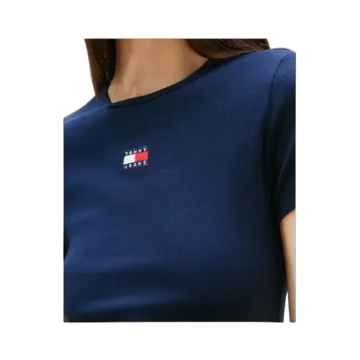 Tommy Badge Ribbed Slim T-Shirt