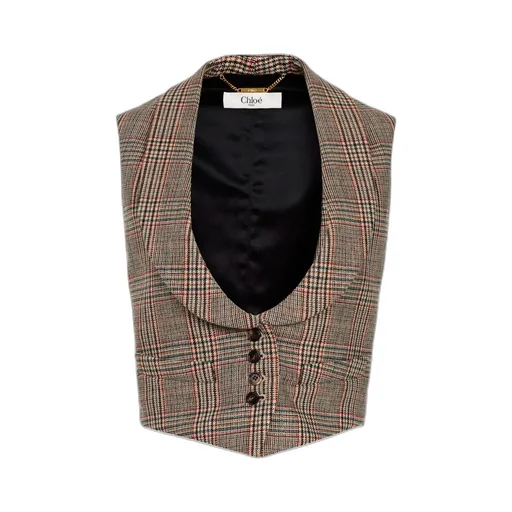 Sleeveless Wool Vest