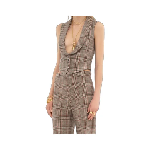 Sleeveless Wool Vest