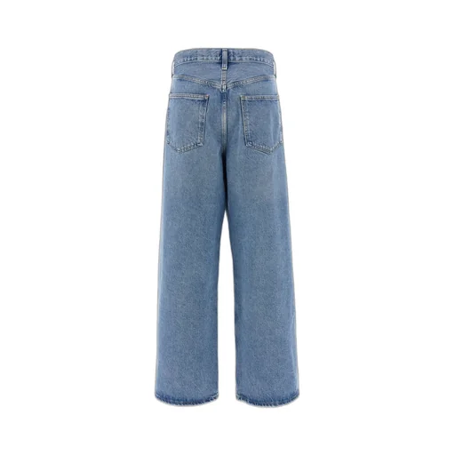 Agolde Mid-Rise Wide-Leg Jeans