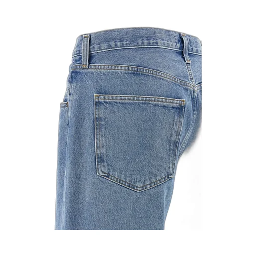 Agolde Mid-Rise Wide-Leg Jeans