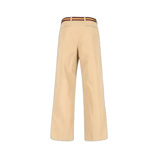 Dries Van Noten Belted Straight-Leg Trousers