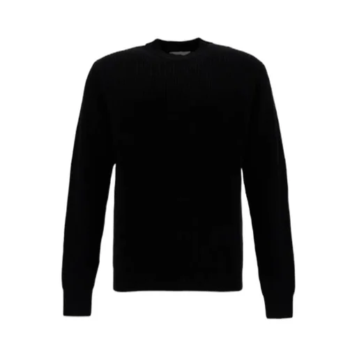 Ribbed Crew-Neck Sweater