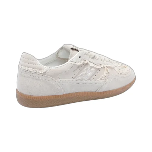 Crocheted Trim Casual Shoes