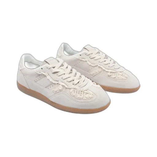 Crocheted Trim Casual Shoes