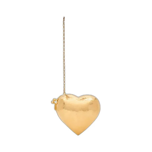 Evening Mini Heart MinaudiÈRe In Brass