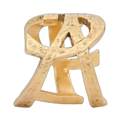 Saint Laurent Cassandre Twisted Cuff