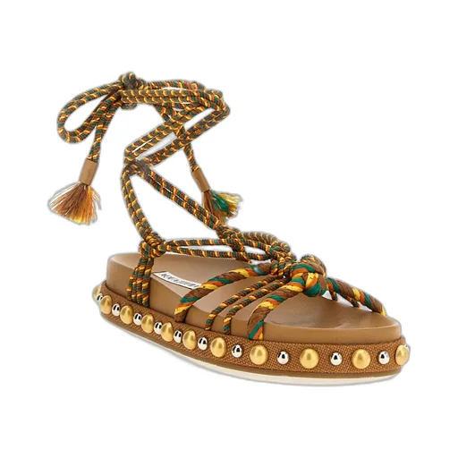 Leather Flat Sandals
