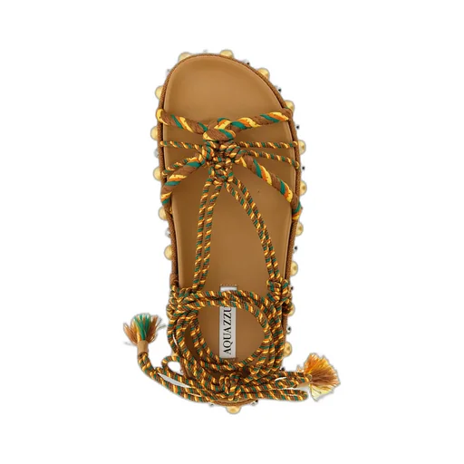 Leather Flat Sandals