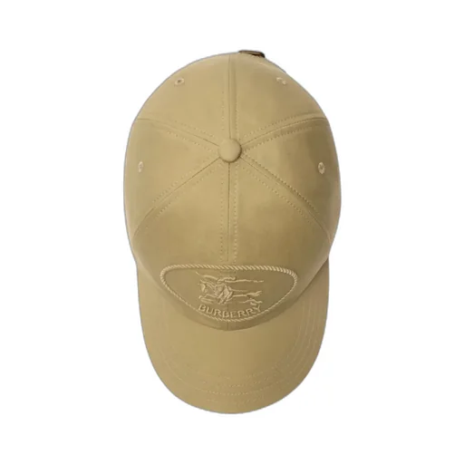 Burberry Knight Stamp Gabardine Baseball Cap