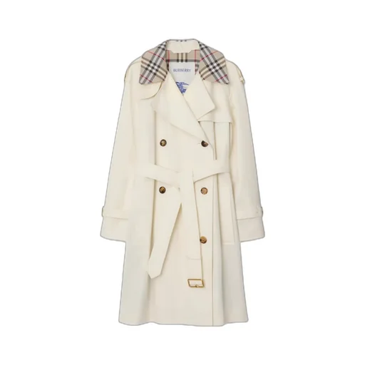 Mid-Length Check Collar Castleford Trench Coat