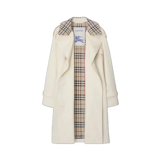 Mid-Length Check Collar Castleford Trench Coat