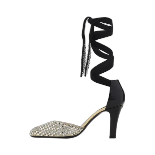 Valentino Embellished Ankle-Strap Pumps