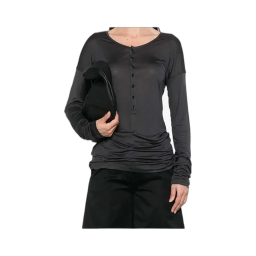 Lemaire Round Neck Straight Hem T-Shirt