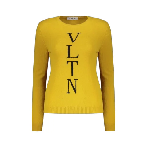 Intarsia-Knit Logo Jumper