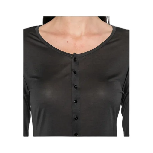 Lemaire Round Neck Straight Hem T-Shirt