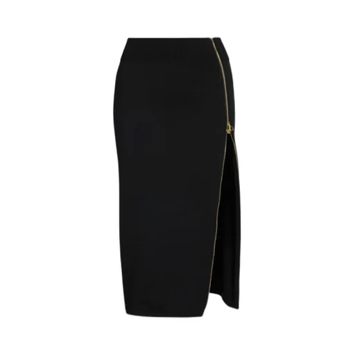 Patou Ribbed Waistband Knit Skirt