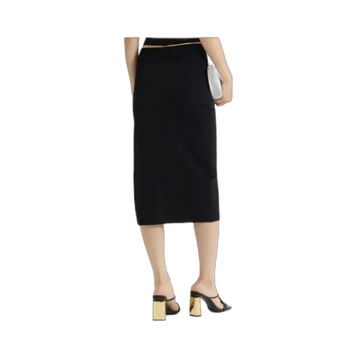 Patou Ribbed Waistband Knit Skirt