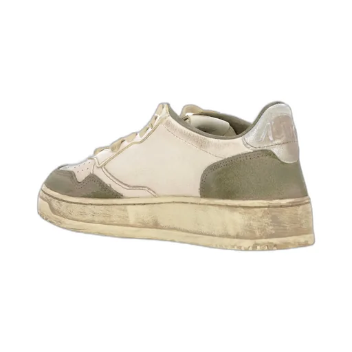 Suede Leather Lace-Up Sneakers