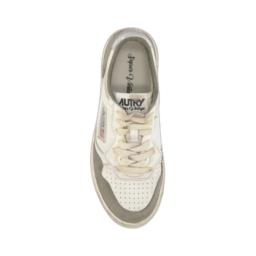 Suede Leather Lace-Up Sneakers