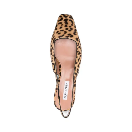 Aquazzura Ginza Leopard Printed Pumps