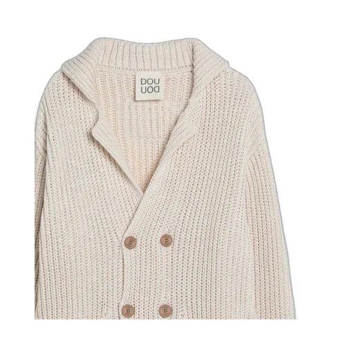 Douuod Kids Double-Breasted Knitted Cardigan