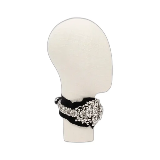 Valentino	Velvet Embellished Choker
