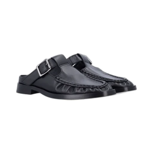 Miista Gianna Buckled Moccasin Mules