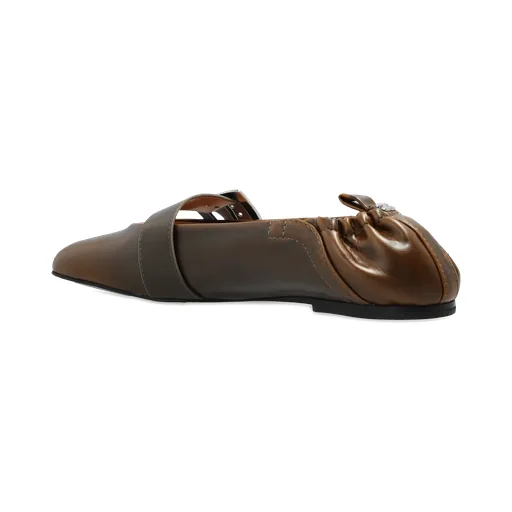 Ganni Buckle Strap Ballerinas
