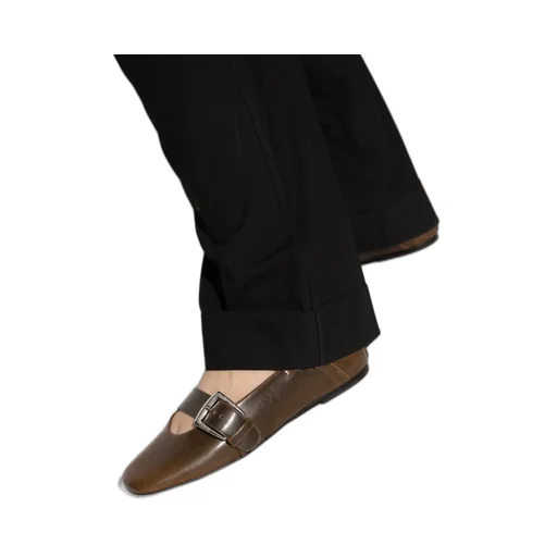 Ganni Buckle Strap Ballerinas