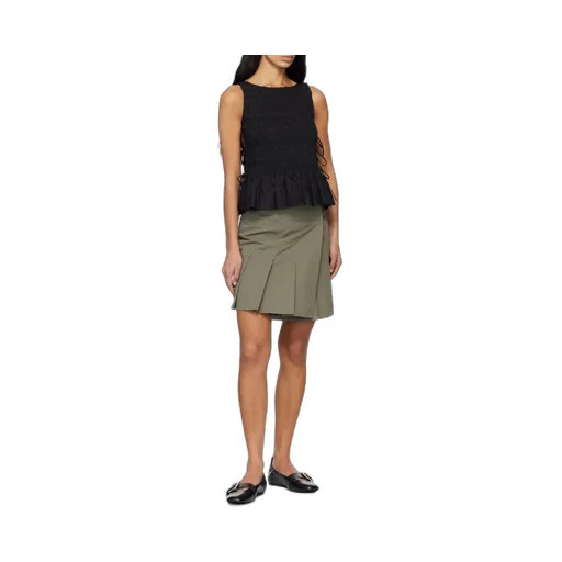 Buckle Strap Ballerinas In Black