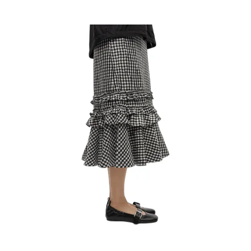 Buckle Strap Ballerinas In Black