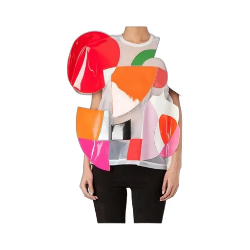 Multicolor Sleeveless Top