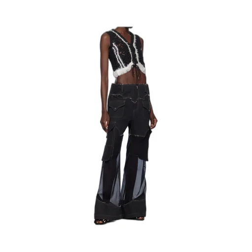 Transparent Cargo Jeans