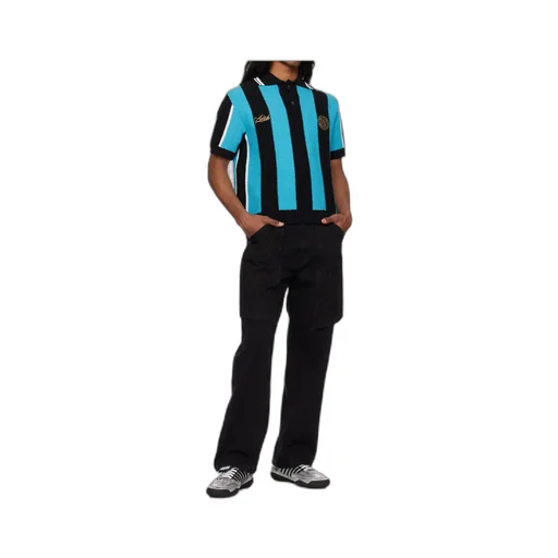 Stripe Soccer Polo Shirt