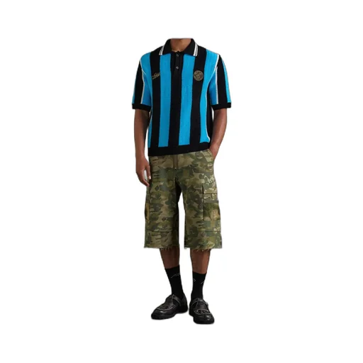 Stripe Soccer Polo Shirt