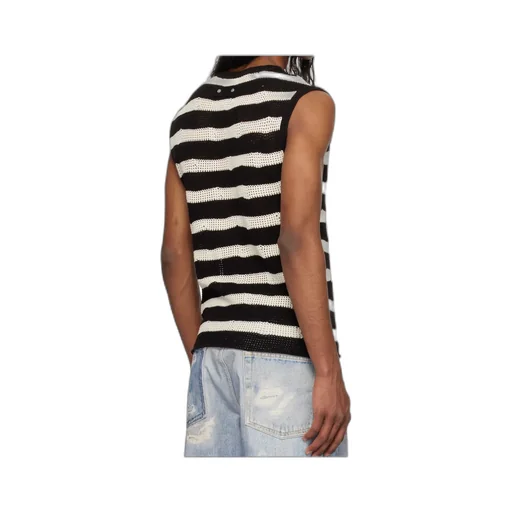 Striped Net Vest