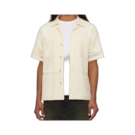 Openwork Knit Shirt