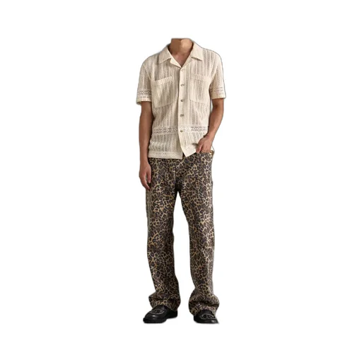 Openwork Knit Shirt
